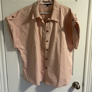 Banana republic Pink/peach short sleeve shirt